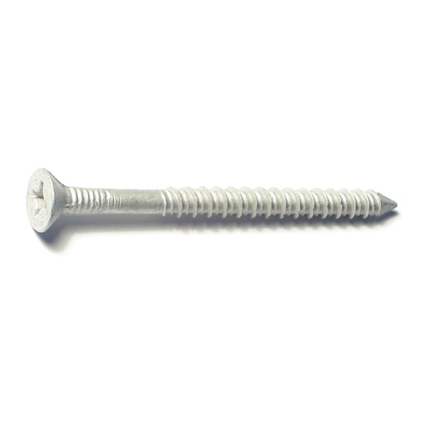 Red Head Tapcon Concrete Screw, 1/4" Dia., Flat, 3 1/4 in L, 410 Stainless Steel 50 PK 50787 - main